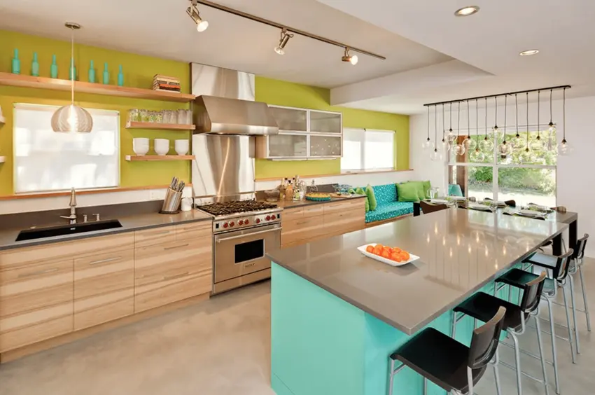 teal green kitchen 8a097