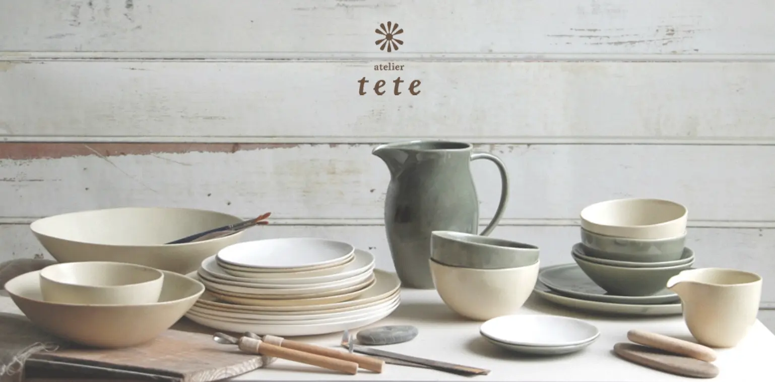 出自手心的柔美,日本瓷器品牌atelier tete