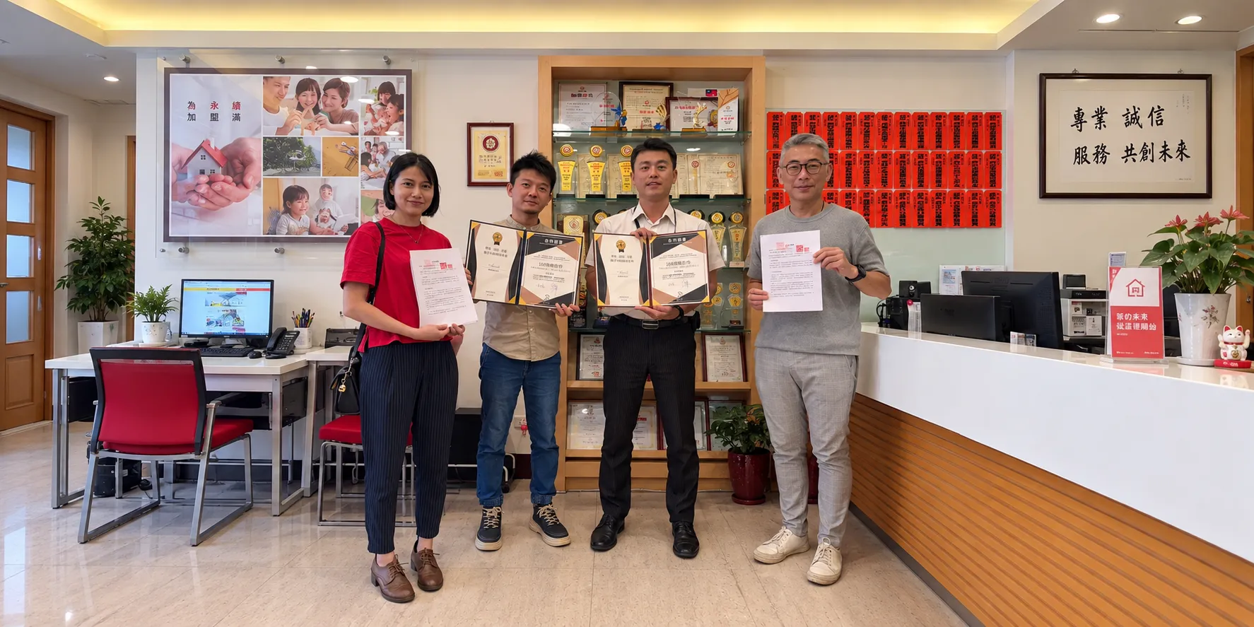 新室集攜手程心設計與永慶不動產東南店 合作啟動即創造商機