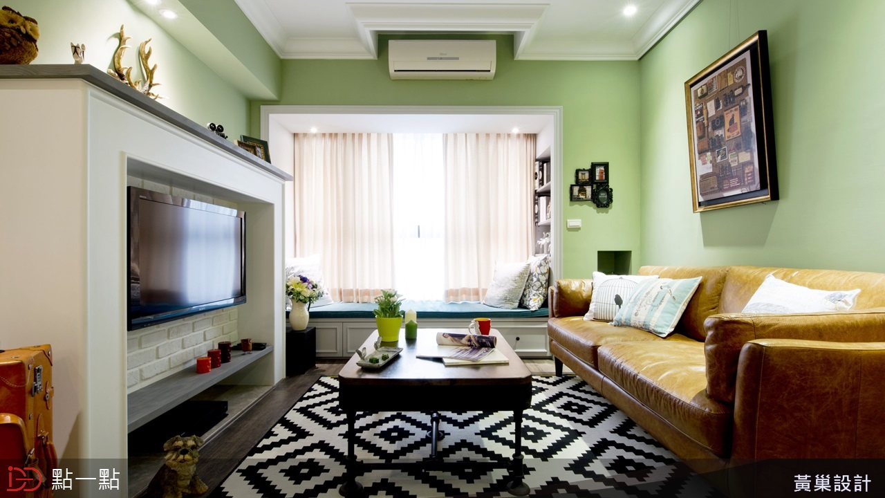 18坪也能很摩登的小倆口美式住宅